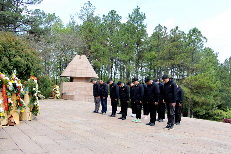 池州片區(qū)項目黨支部聯(lián)合開展“清明祭英烈，奮進向未來”主題黨日活動 (2)